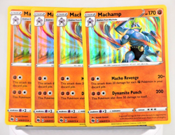 Pokemon TCG Champion's Path Machamp 026/073 Holo Rare x4 - Image 1