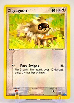 2004 Pokemon TCG EX Trainer Kit 1: Latias & Latios - Zigzagoon 07/10 Common - Image 1