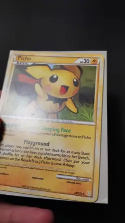 Pokemon TCG Pichu Heartgold & Soulsilver 28/123 Regular Rare PL - Image 1