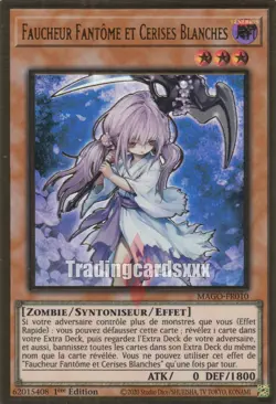 Yu-Gi-Oh! Faucheur Fantome et Cerises Blanches : PGR MAGO-FR010 V.1 - Image 1