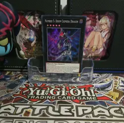 Number 5: Doom Chimera Dragon Super Rare DANE-EN092 Yu-Gi-Oh! - Image 1