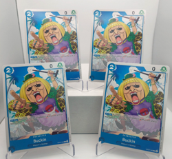 Buckin Playset - OP07-049 x4 - 500 Years in the Future - One Piece TCG English - Image 1
