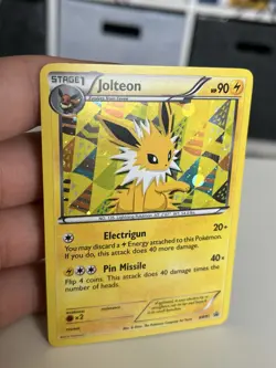 Jolteon BW91 Holo Pokemon TCG Card Black White - Image 4