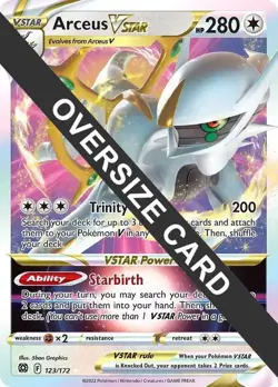 Arceus VSTAR - 123/172 - Oversized Jumbo Card - Pokemon - Image 1