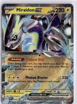 Miraidon ex 028 SV Scarlet & Violet Promo Pokemon Card Trading Card TCG - Image 3