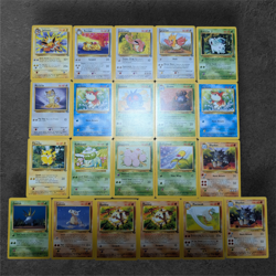 Pokemon Card Lot Vintage English Base Jungle Fossil Bulk 21 Cards Good condition - Image 1