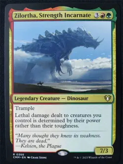 Zilortha Strength Incarnate - CMM - Mtg Card #1CB - Image 1