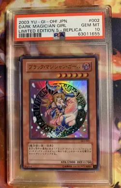 G2U 2003 YUGIOh Japanese LE5 002 Dark Magician Girl PSA 10 US SELLER - Image 1