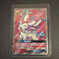 Pokemon Sylveon GX 140/145 SM-Guardians Rising Ultra Rare Full Art Holo 200 HP - Image 1