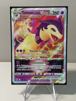 Carte POKEMON FR -Typhlosion de Hisui VStar 054/189 Astres radieux - Image 3