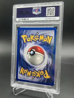 1999 Pokemon TCG Gym Heroes Lieutenant Surge Holo #17 PSA 8 Near Mint - Image 2