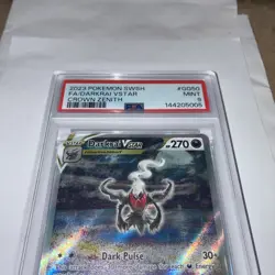 DARKRAI VSTAR POKEMON HOLO CROWN ZENITH GG 50/70 PSA 9 MINT 2023 - Image 3