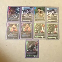 Gundam War CCG Mixed Lot Near Mint Never Played All English Never Used For Play- - Image 1
