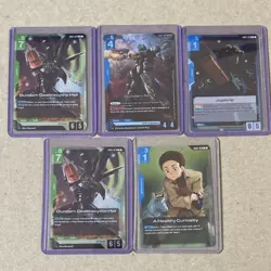 Gundam War CCG Mixed Lot Near Mint Never Played All English Never Used For Play- - Image 5