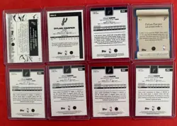 Dylan Harper Rookie Card Lot 8 Spurs RC Topps Chrome Refractor Insert Bundle 🔥 - Image 2