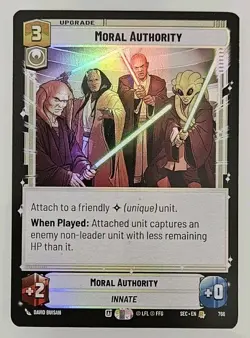 Moral Authority (Foil) 766 - Secrets of Power - Star Wars Unlimited - Image 1