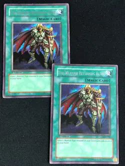 YUGIOH WARRIOR RETURNING ALIVE LOD-030 1ST RARE X2 (LP) - Image 1