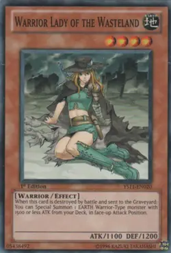 Warrior Lady of the Wasteland - YS11-EN020 - Common - 1st Edition Lightly Played - Image 1