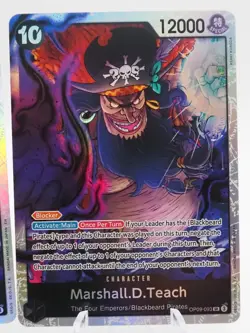 2x Marshall.D.Teach OP09-093 SR | One Piece TCG Card Game English - Image 3