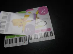 Pokemon Music Musical Note Card x3 Pikachu Pichu Raichu Evolutions #2680 - Image 3