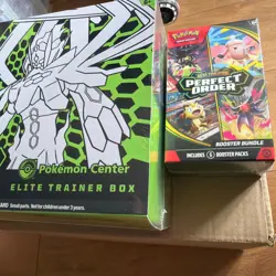 Pokemon TCG: Perfect Order Pokemon Center ETB + Booster Bundle Set New & Sealed - Image 1