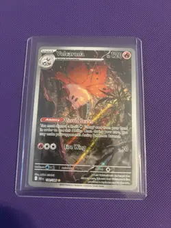 Pokemon TCG Volcarona Black Bolt Illustration Rare Card 100/086 ENGLISH - Image 1