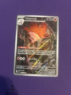Pokemon TCG Volcarona Black Bolt Illustration Rare Card 100/086 ENGLISH - Image 3