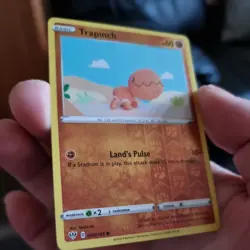 Pokemon TCG Trapinch Darkness Ablaze 089/189 Reverse Holo Common - Image 1