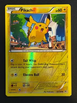 POKEMON CARD Pikachu Reverse Holo Roaring Skies 20/108 Near Mint Free P&P - Image 1