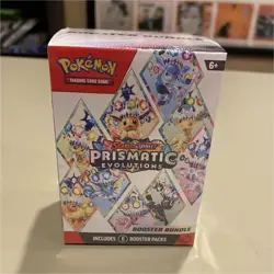 Pokemon Prismatic Evolutions Booster Bundle 2025 English TCG Scarlet and Violet - Image 1