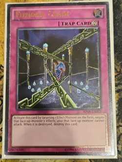 Yugioh Fiendish Chain, AP08-EN003, Unlimited, Ultimate Rare NM - Image 1