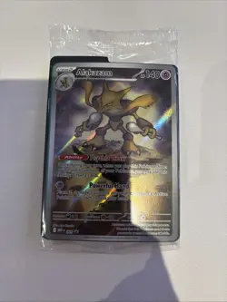 Pokemon Mega Evolutions Alakazam Promo Card 009 New and Sealed - Image 1