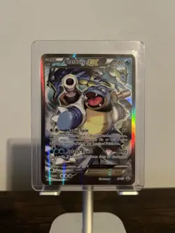 Pokemon TCG Blastoise EX XY122 Full Art Black Star Promo Near Mint - Excellent - Image 1