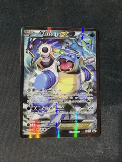 Pokemon TCG Blastoise EX XY122 Full Art Black Star Promo Near Mint - Excellent - Image 3