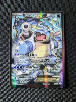 Pokemon TCG Blastoise EX Black Star Promo Full Art Card XY122 - Image 1