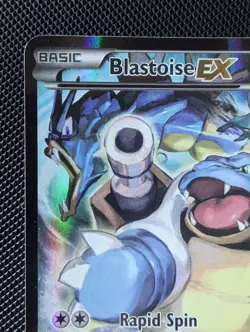 Pokemon TCG Blastoise EX Black Star Promo Full Art Card XY122 - Image 2