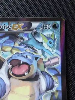 Pokemon TCG Blastoise EX Black Star Promo Full Art Card XY122 - Image 3