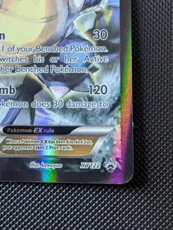 Pokemon TCG Blastoise EX Black Star Promo Full Art Card XY122 - Image 4