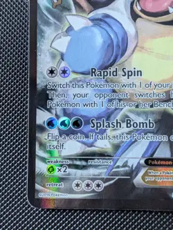 Pokemon TCG Blastoise EX Black Star Promo Full Art Card XY122 - Image 5