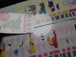 Pokemon Musical Note Card Complete x70 Charizard Blastoise Venusaur Gengar etc10 - Image 2