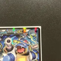 Pokemon TCG Blastoise EX XY122 Black Star Promo Full Art Near Mint - Image 3