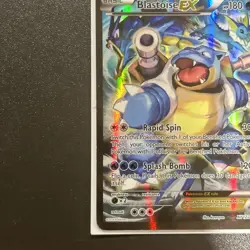 Pokemon TCG Blastoise EX XY122 Black Star Promo Full Art Near Mint - Image 4
