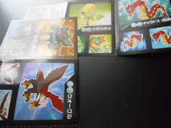 Pokemon Card Coris Promo Non Holo Sticker x2 Charizard Gyarados etc #3987 - Image 4