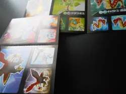 Pokemon Card Coris Promo Non Holo Sticker x2 Charizard Gyarados etc #3987 - Image 5