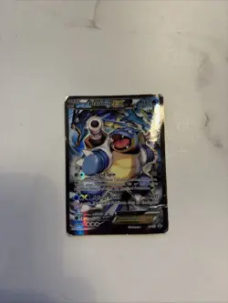 Pokemon TCG Blastoise EX XY122 Black Star Promo Full Art - Image 1