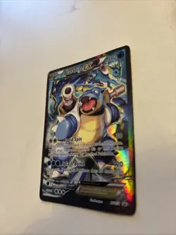 Pokemon TCG Blastoise EX XY122 Black Star Promo Full Art - Image 2