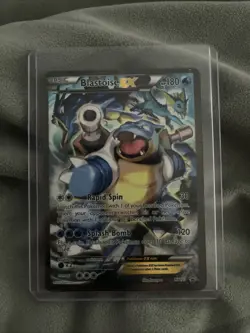 Pokemon TCG Blastoise EX XY122 Black Star Promo Full Art Holo - Image 1