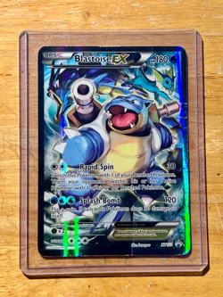 Pokemon TCG Blastoise EX XY122 Black Star Promo Full Art MP to HP - Image 2