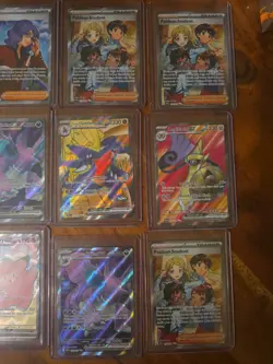 19x English Pokemon TCG SR mixed card lot assorted sets destined rivals paldean - Image 3