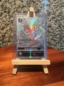 Kotone Amano Time Stranger Box Topper Promo P-224 NM Digimon Card Game - Image 1